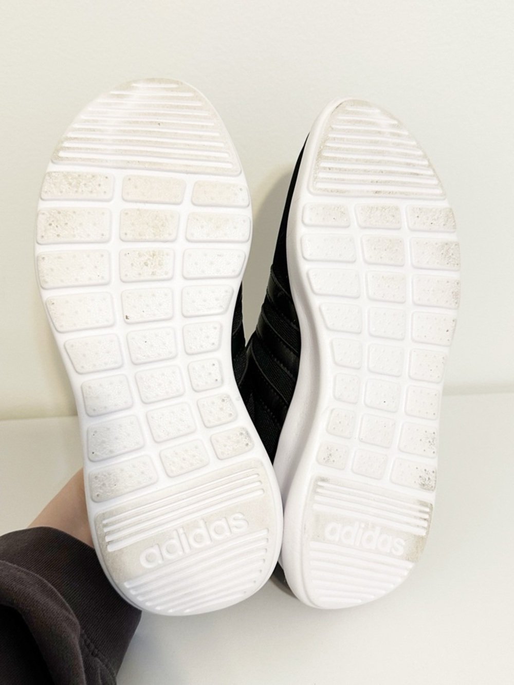 Adidas Lite Racer 3.0 Men's Running Shoes - Black/White - Size 7.5 - Picture 4 of 10